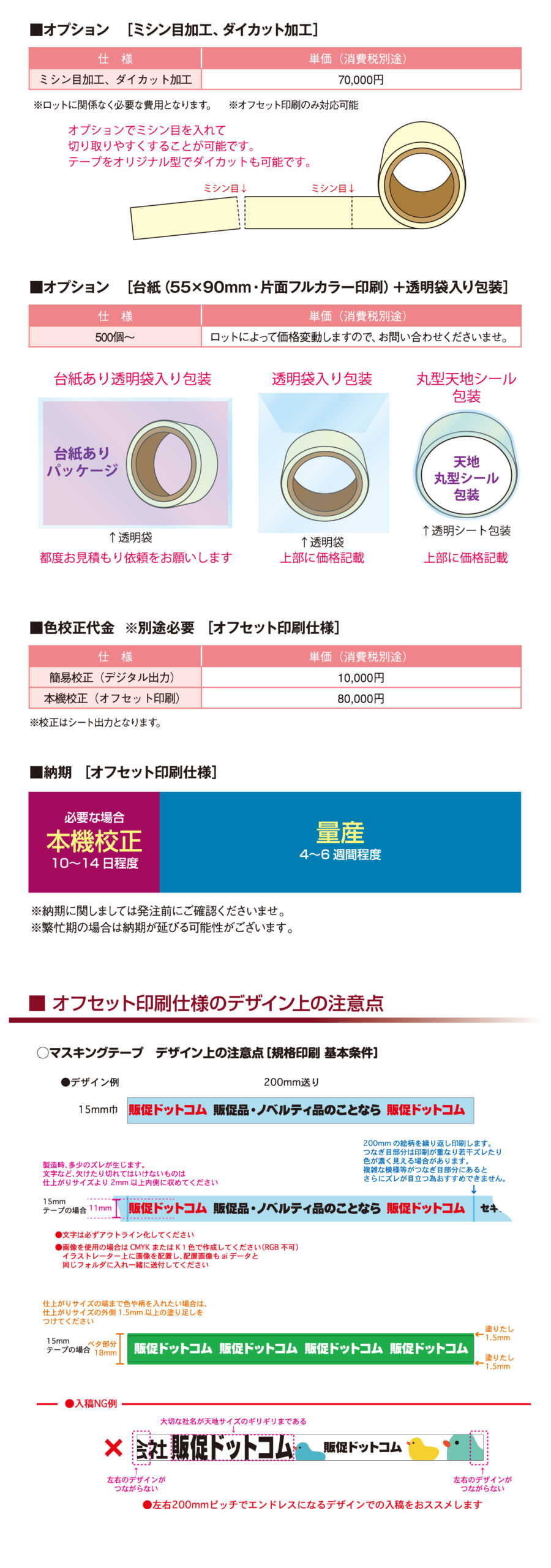 オリジナルマスキングテープ_オプション_オリジナルマスキングテープ_デザイン上の注意点