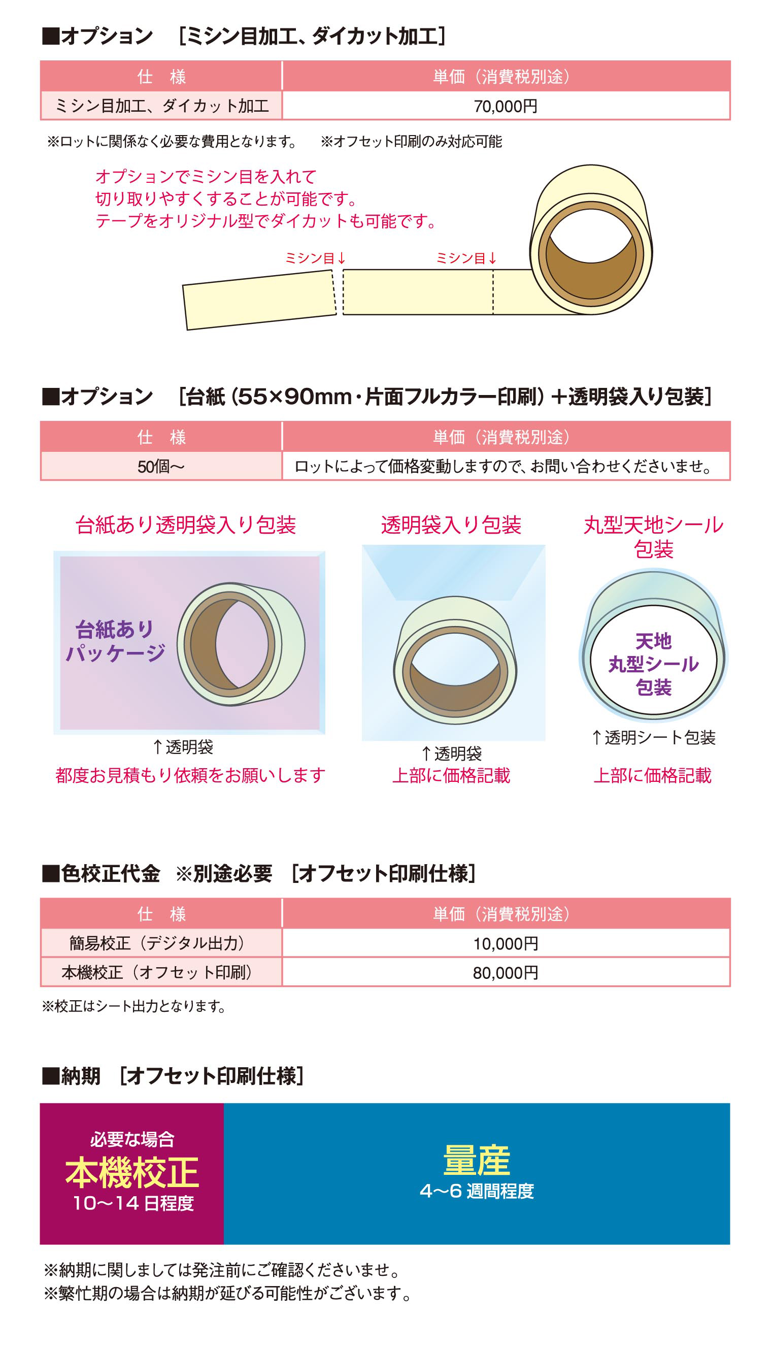 オリジナルマスキングテープ_オプション